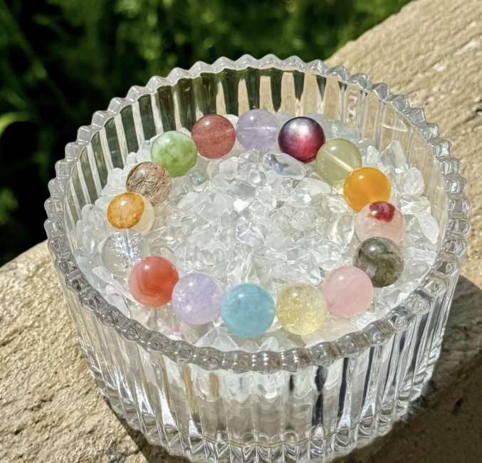 天然水晶文创手串手链DIY「默认微瑕/完美主义者慎拍」