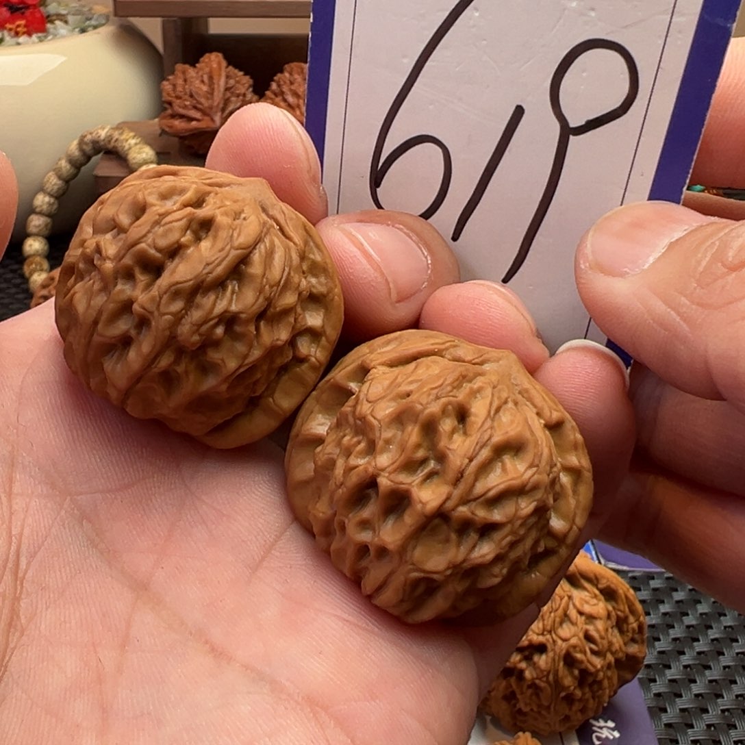 文玩核桃把件全品石门元宝35尺寸619号