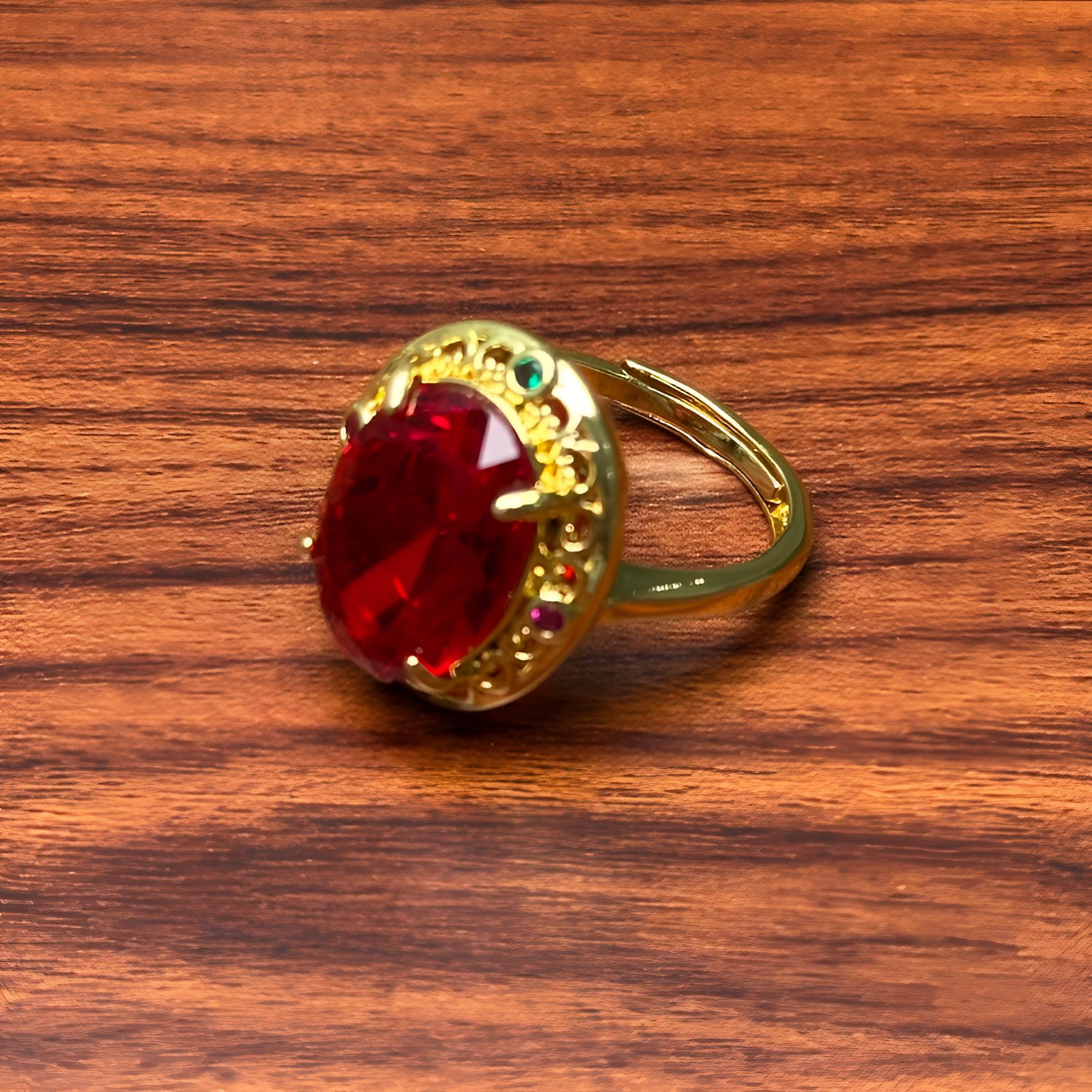 【誉青甄选】F329-3红开口戒指多样性发一件