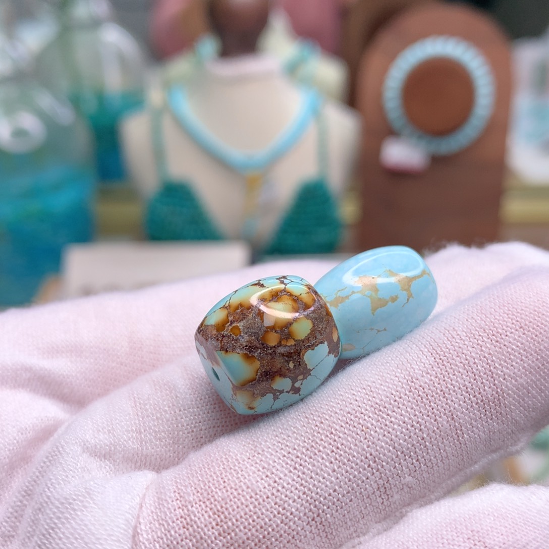 绿松石未镶嵌配饰