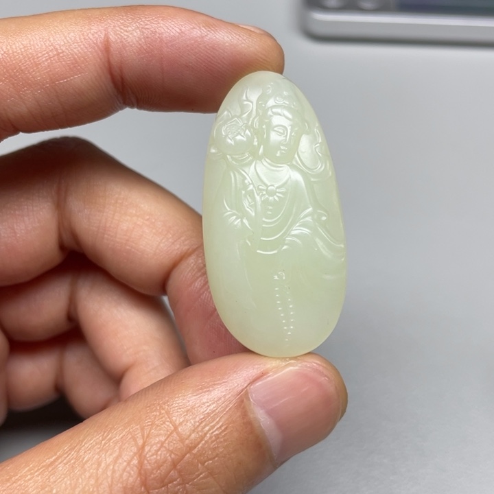 和田玉吊坠(不含链)未镶嵌天*