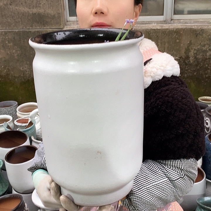 紫砂花盆正品口20高32