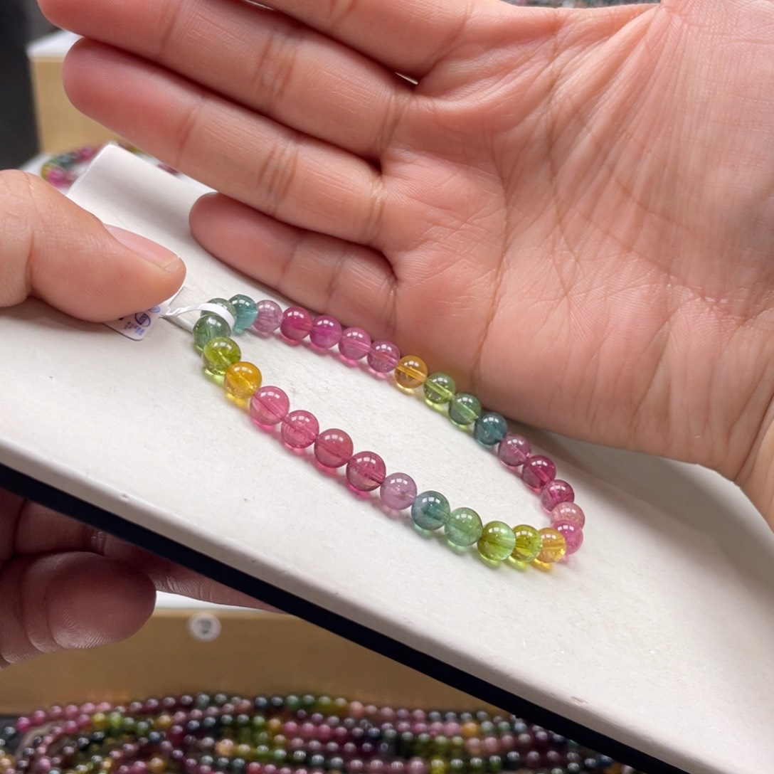 碧玺手串未镶嵌6mmmmmmmmmmmmmmmmmmmmmm