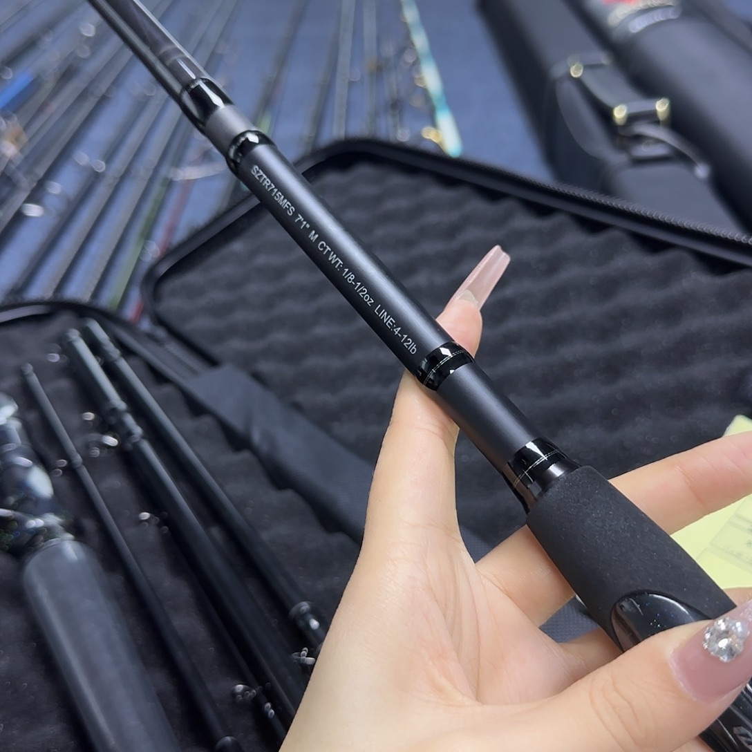 柴***神碳素3.8m2.1m路亚多节直柄