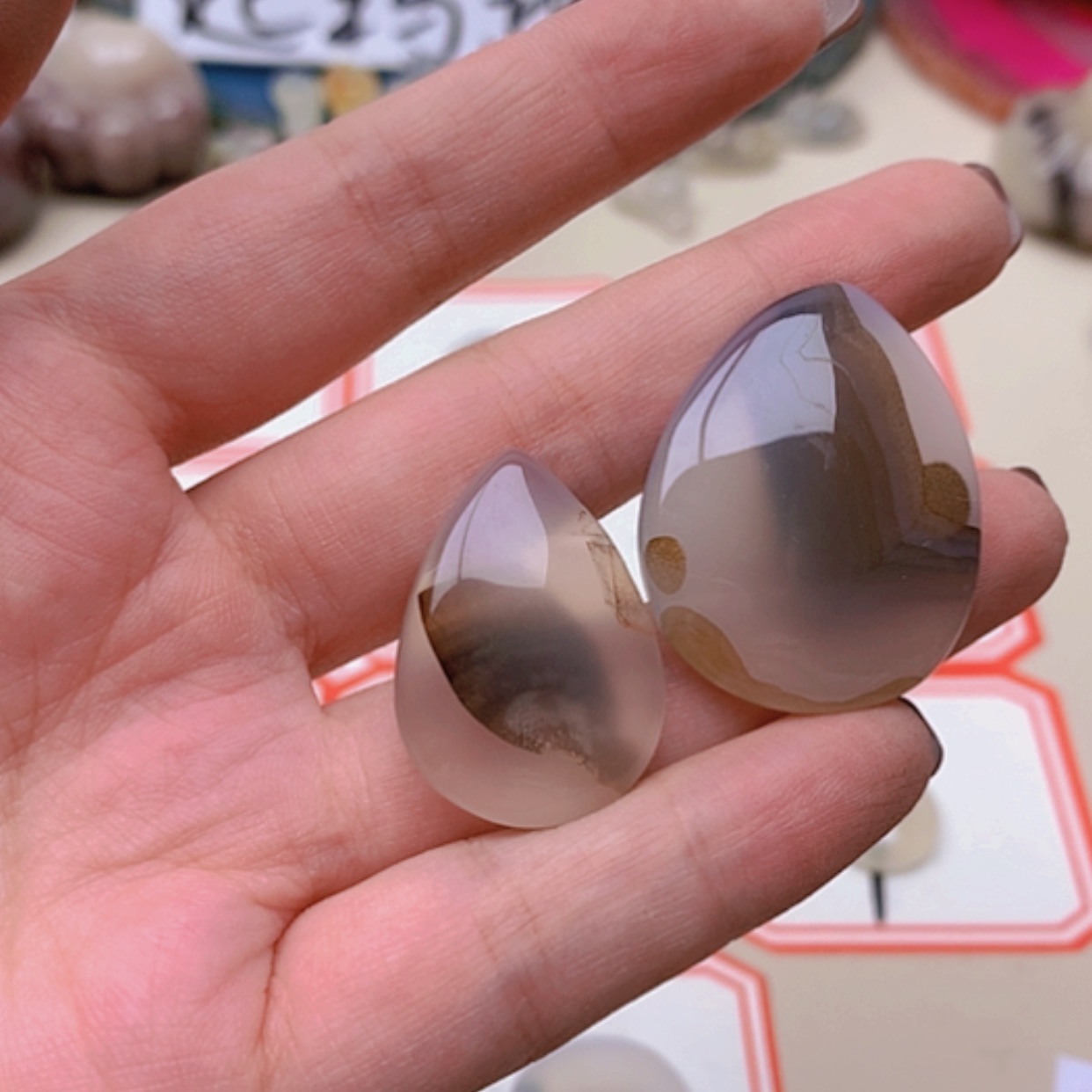【闪购商品】未镶嵌玛瑙/玉髓珠宝半成品用****6