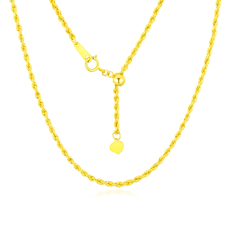 【珊珊专享】18k金抽拉麻花链60CM SS6002