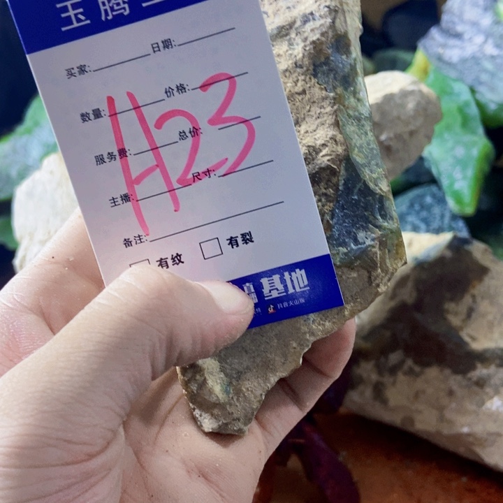 九***志未镶嵌蛇纹石玉岫玉原石