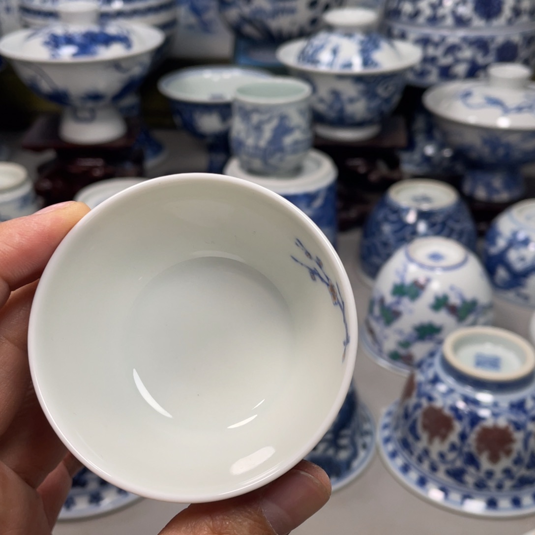 摆件秋*景德镇陶瓷现代手工陶瓷茶具