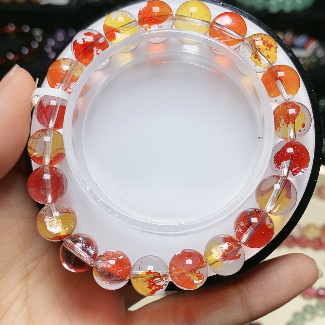 水晶手串未镶嵌锦鲤