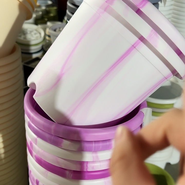 四季4号口径25紫色琉璃无托10个