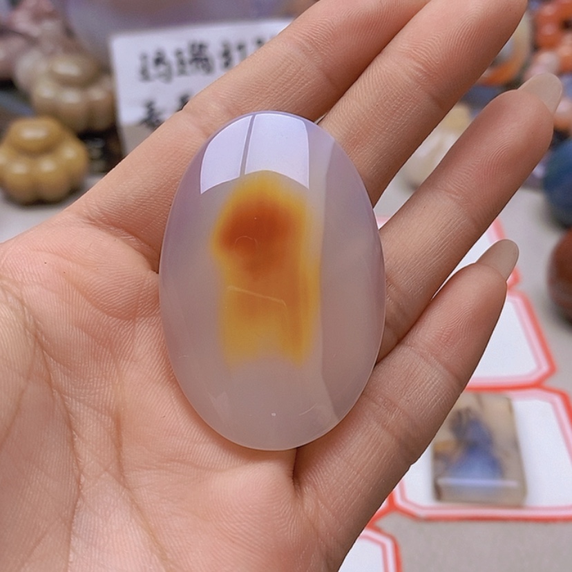 【闪购商品】未镶嵌玛瑙/玉髓珠宝半成品难***眸