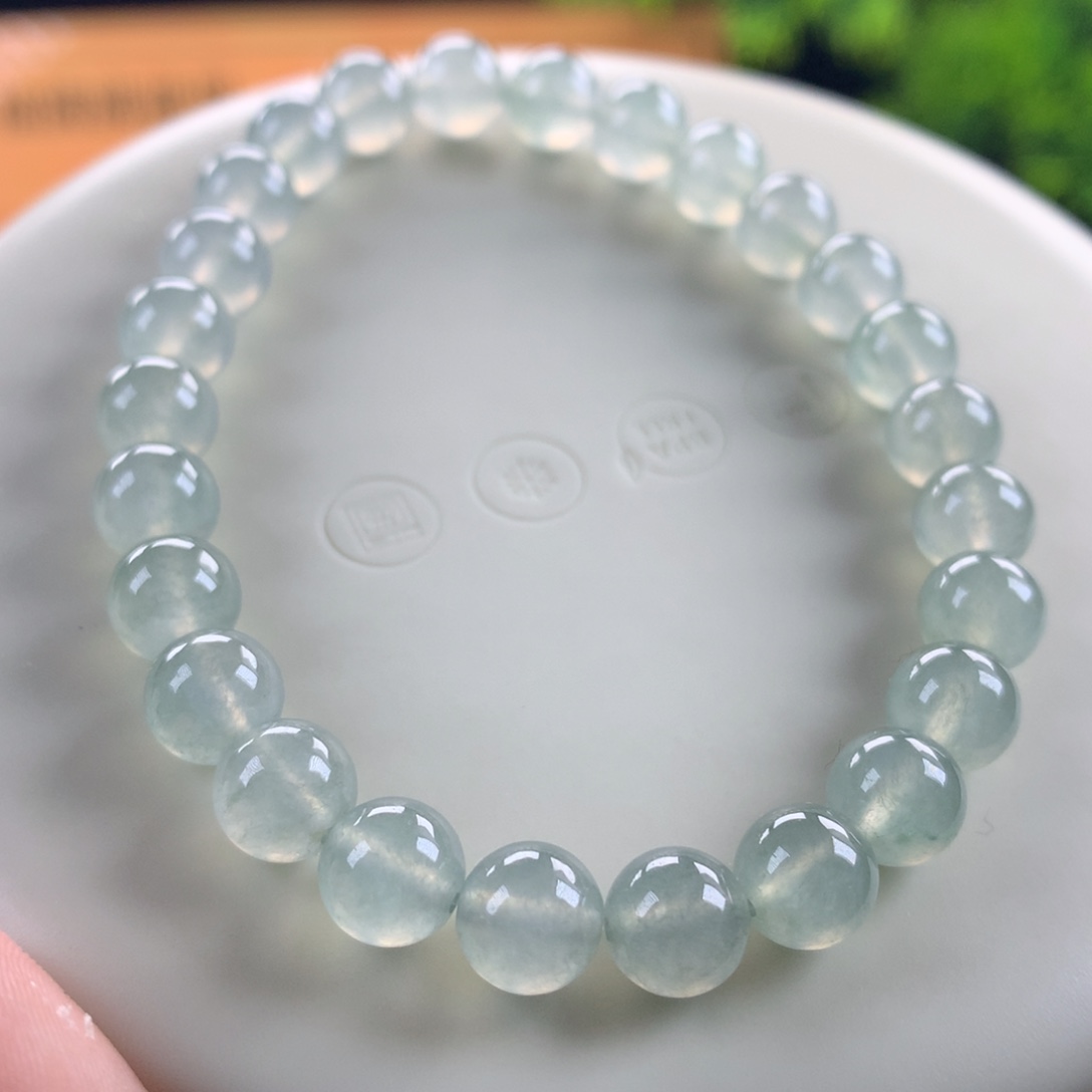 翡翠未镶嵌手链卡7