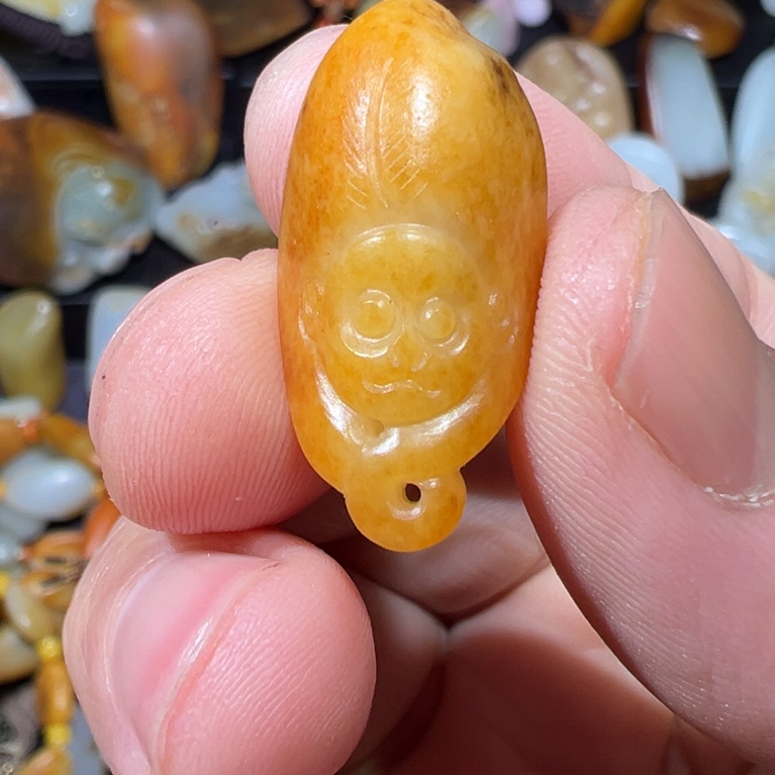 和田玉吊坠(不含链)未镶嵌