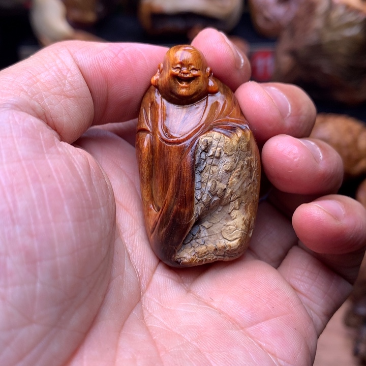 柏木（崖柏）崖柏陈化料手把件