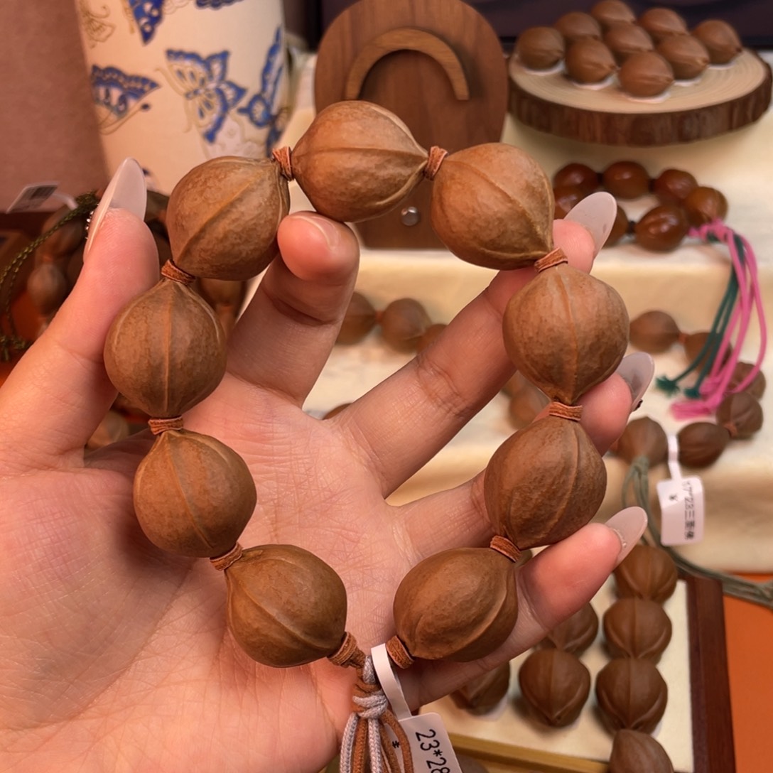 小***李手串/手链橄榄核2328梅林铁核