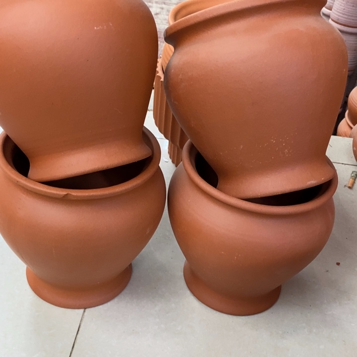 粗陶红陶绿植花盆877