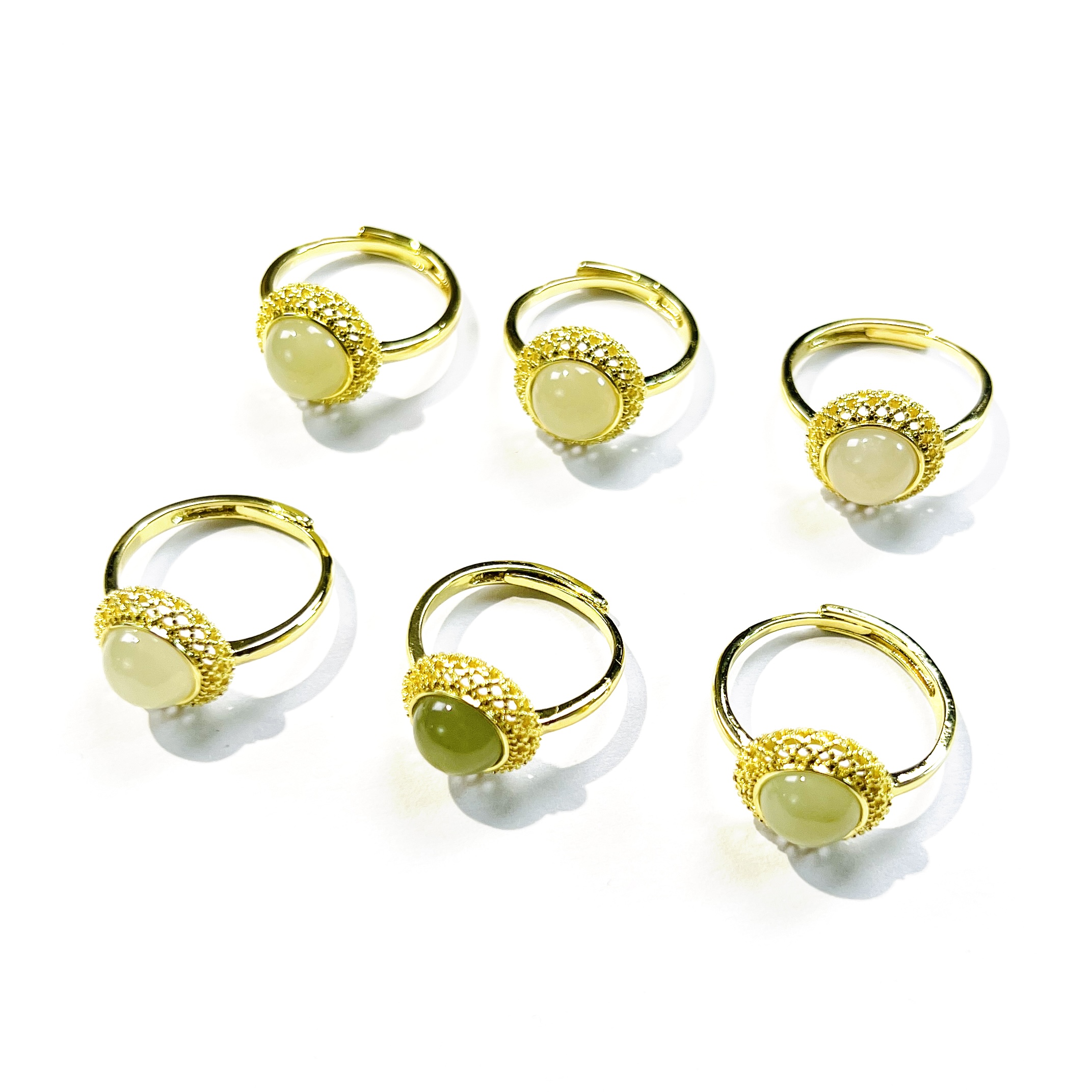 【粉丝专属豪华福袋】和田玉和田玉冰晴戒指多样性拍一发一