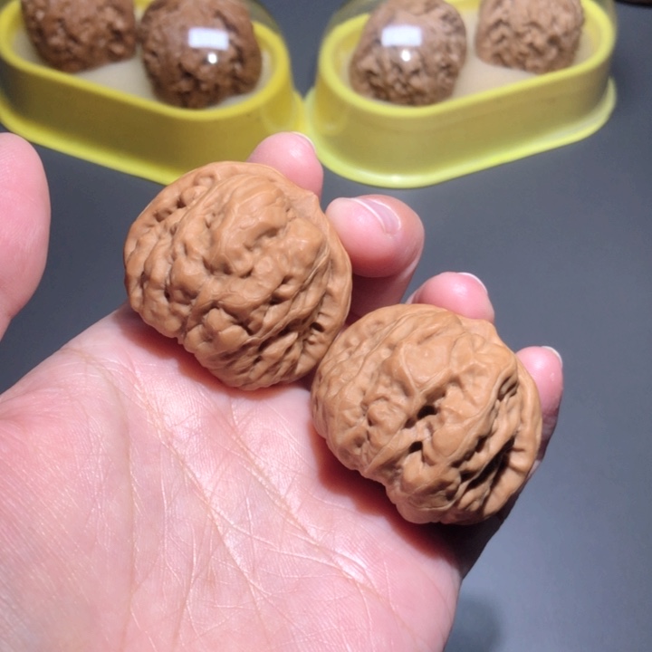 文玩核桃把件38蛤蟆头全品