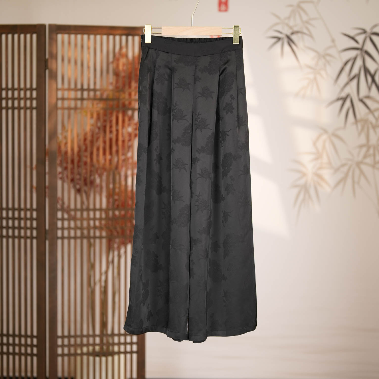 【花似海】YS1113 新中式时尚百搭裤子