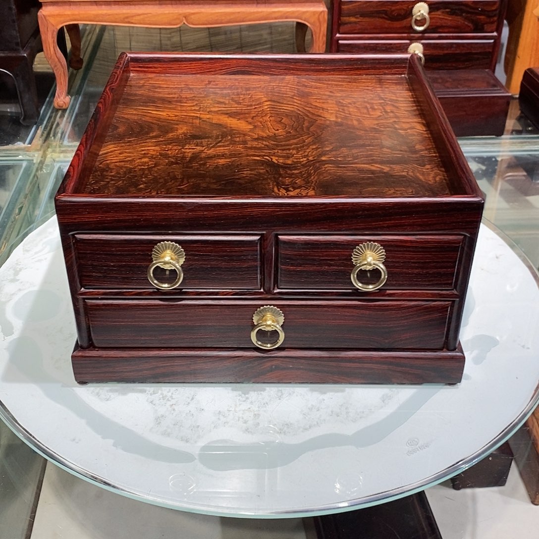 顺***微凹黄檀（南美大红酸枝）独板城盘29/28/15.8