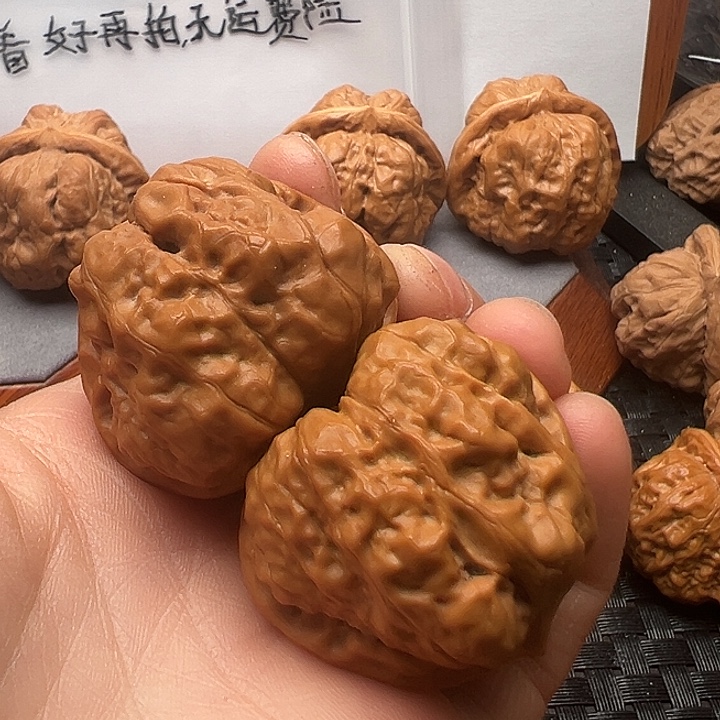 清***九文玩核桃吊坠蛤蟆