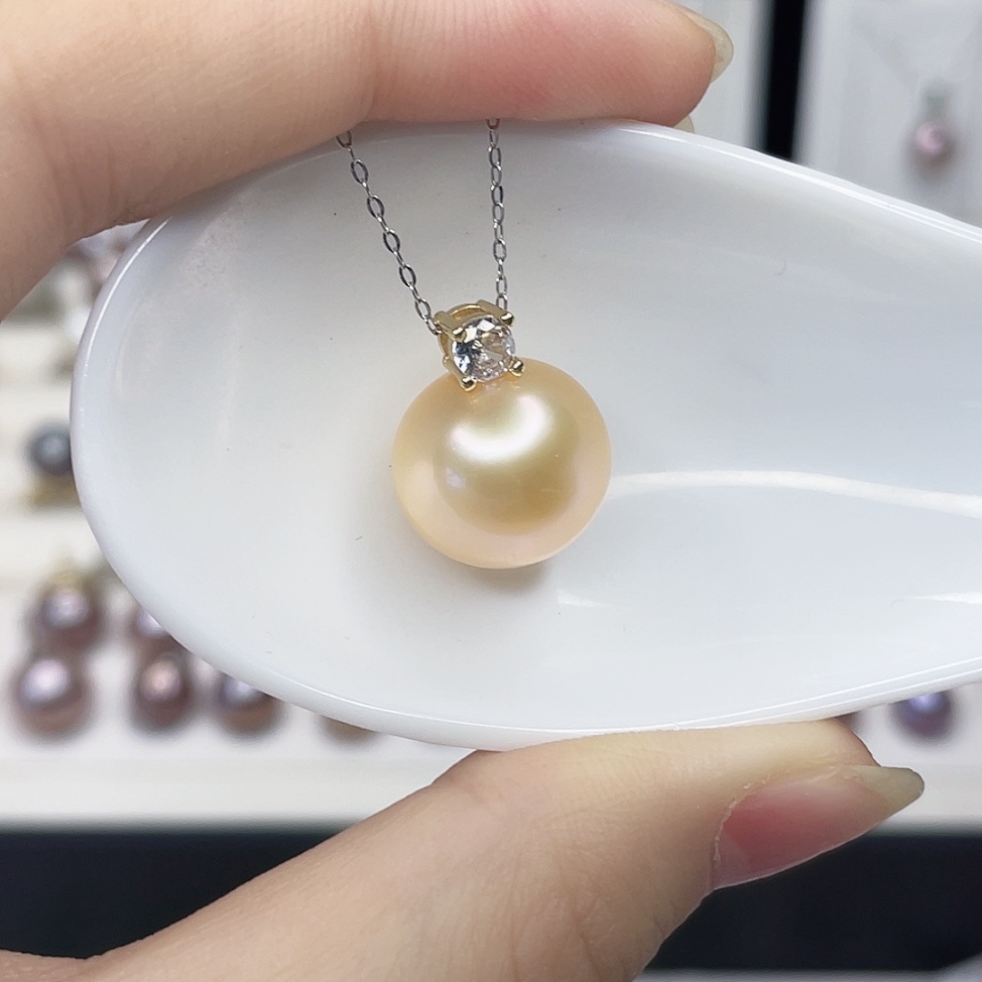 吊坠(赠链)淡水珍珠合金