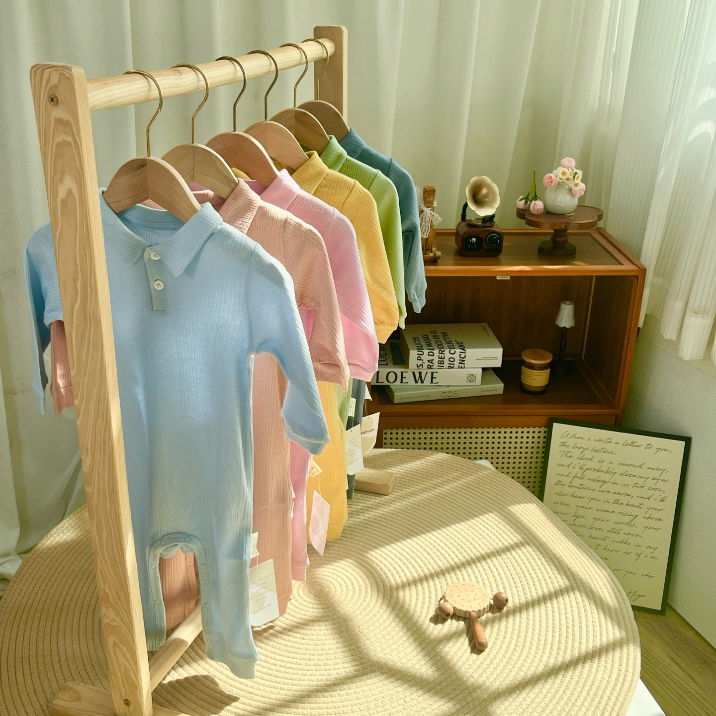 休闲风polo领爬服哈衣短爬婴儿春秋秋冬男女童长袖女宝