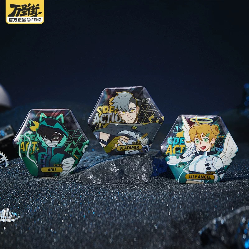 万圣街【特别行动系列】马口铁/透卡/镭射票/亚克力挂件/伪拍立得