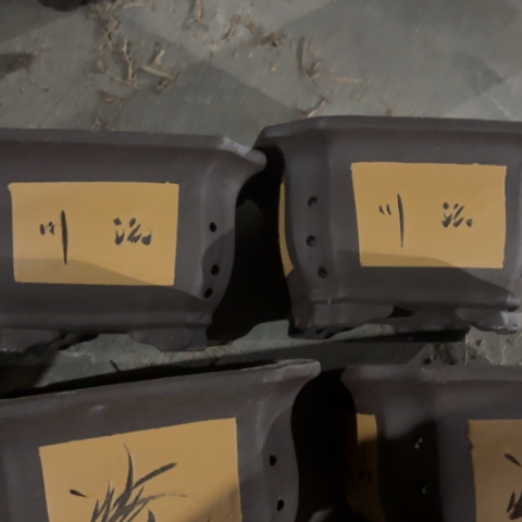 紫砂花盆100-4。100-4