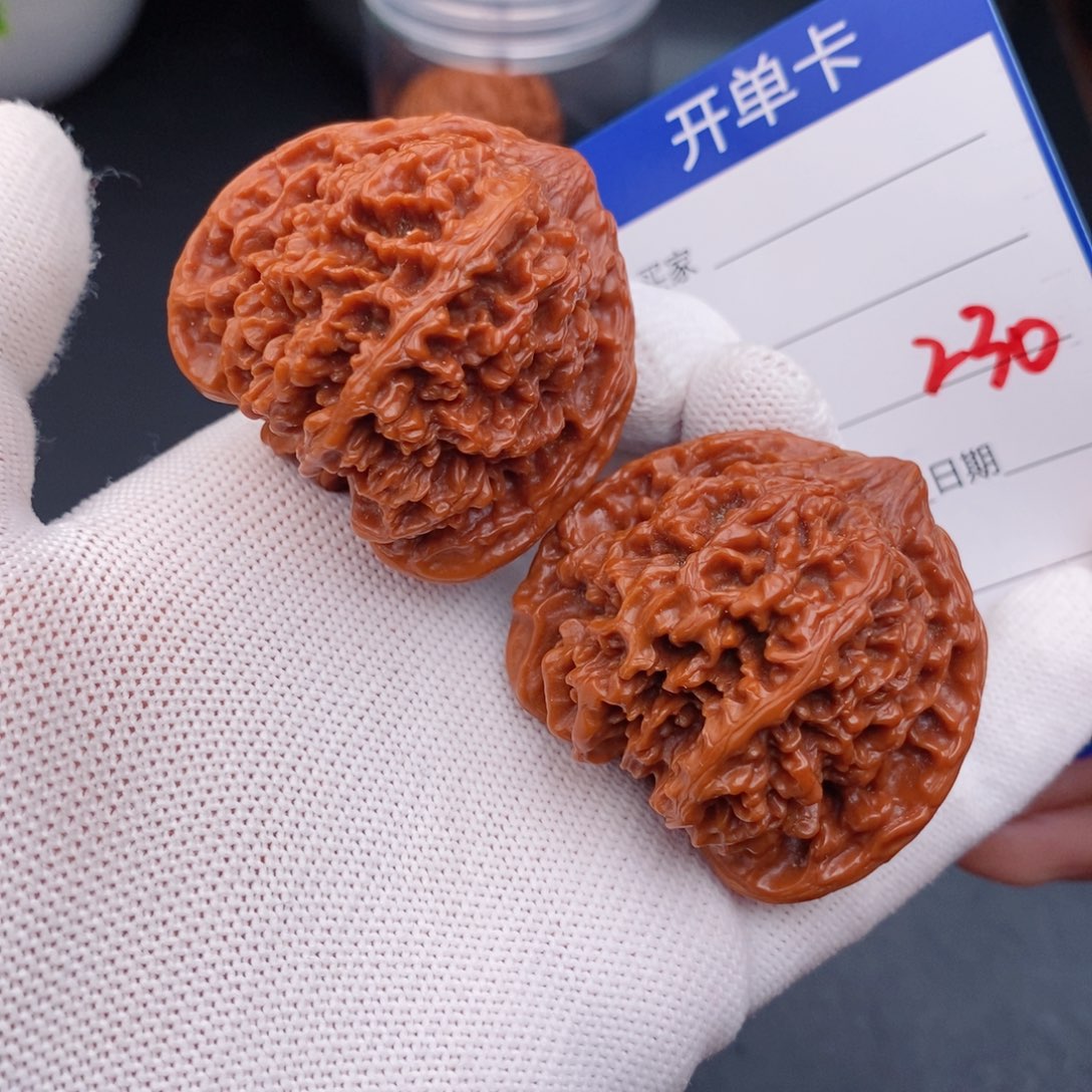 文玩核桃把件45满天星230