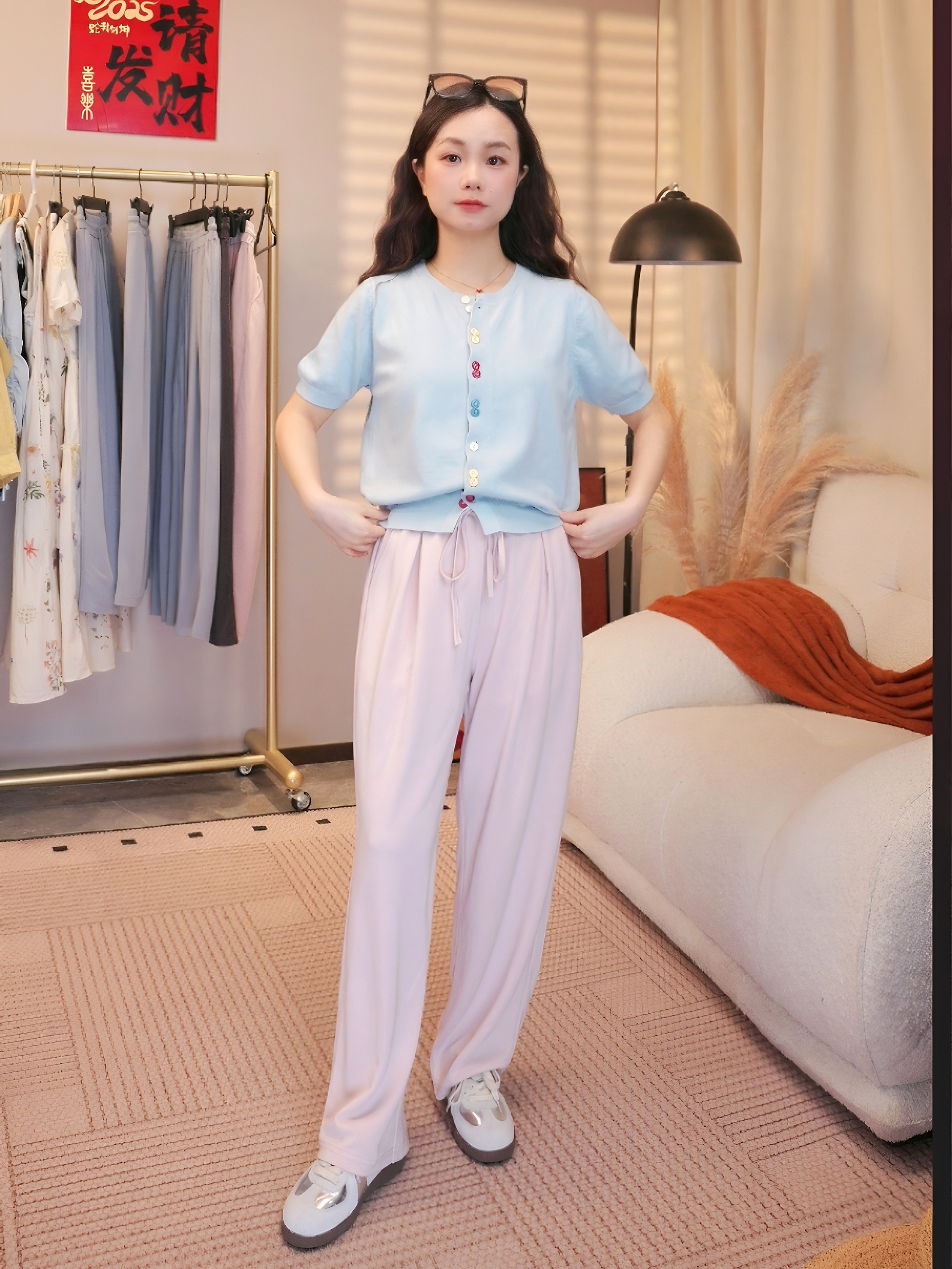 【佳伦定制】150小个子裤子夏一米五小个子休闲裤夏145小个子长裤夏