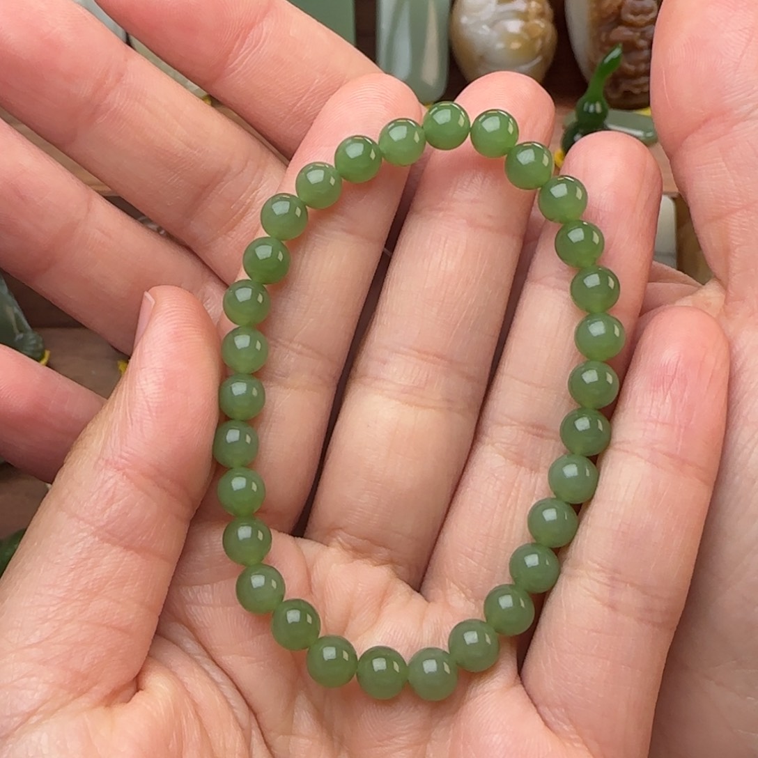 和田玉手链未镶嵌