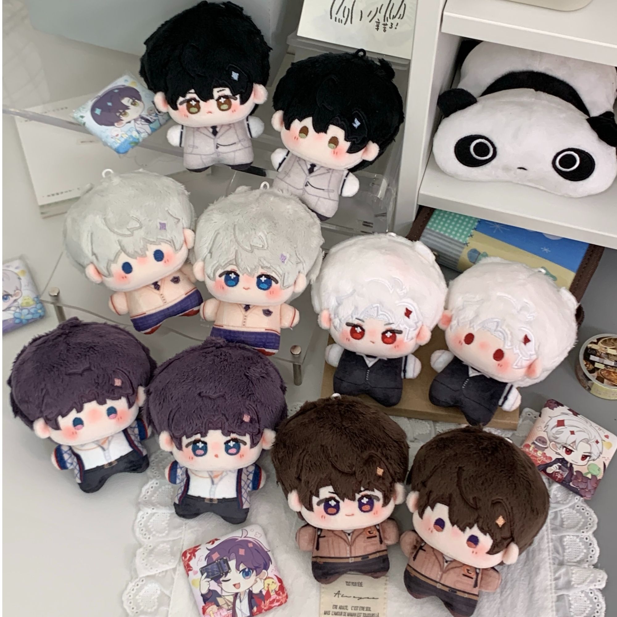 【现货】恋与深空10cm印花体原创同人棉花娃娃临空系列 甜心xWawa  