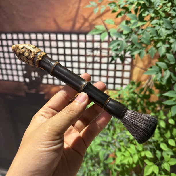 茶道紫竹养壶刷（天然竹子形状大小有差异）