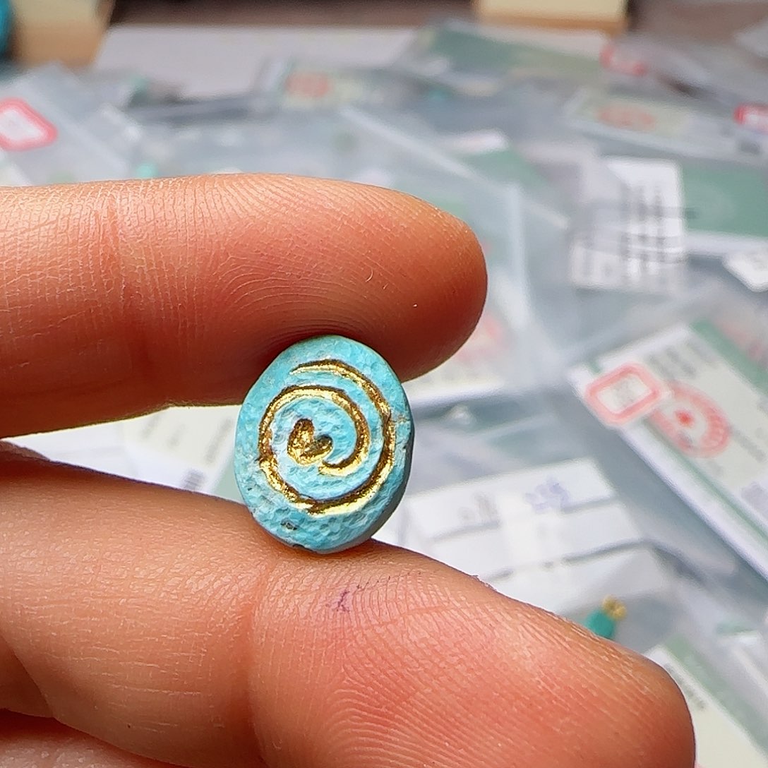 绿松石珠宝半成品未镶嵌