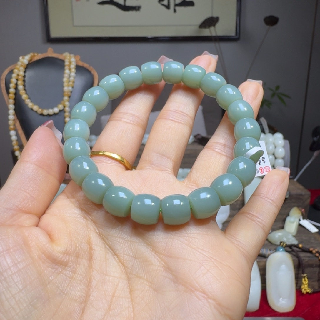 和田玉挂件未镶嵌可*·