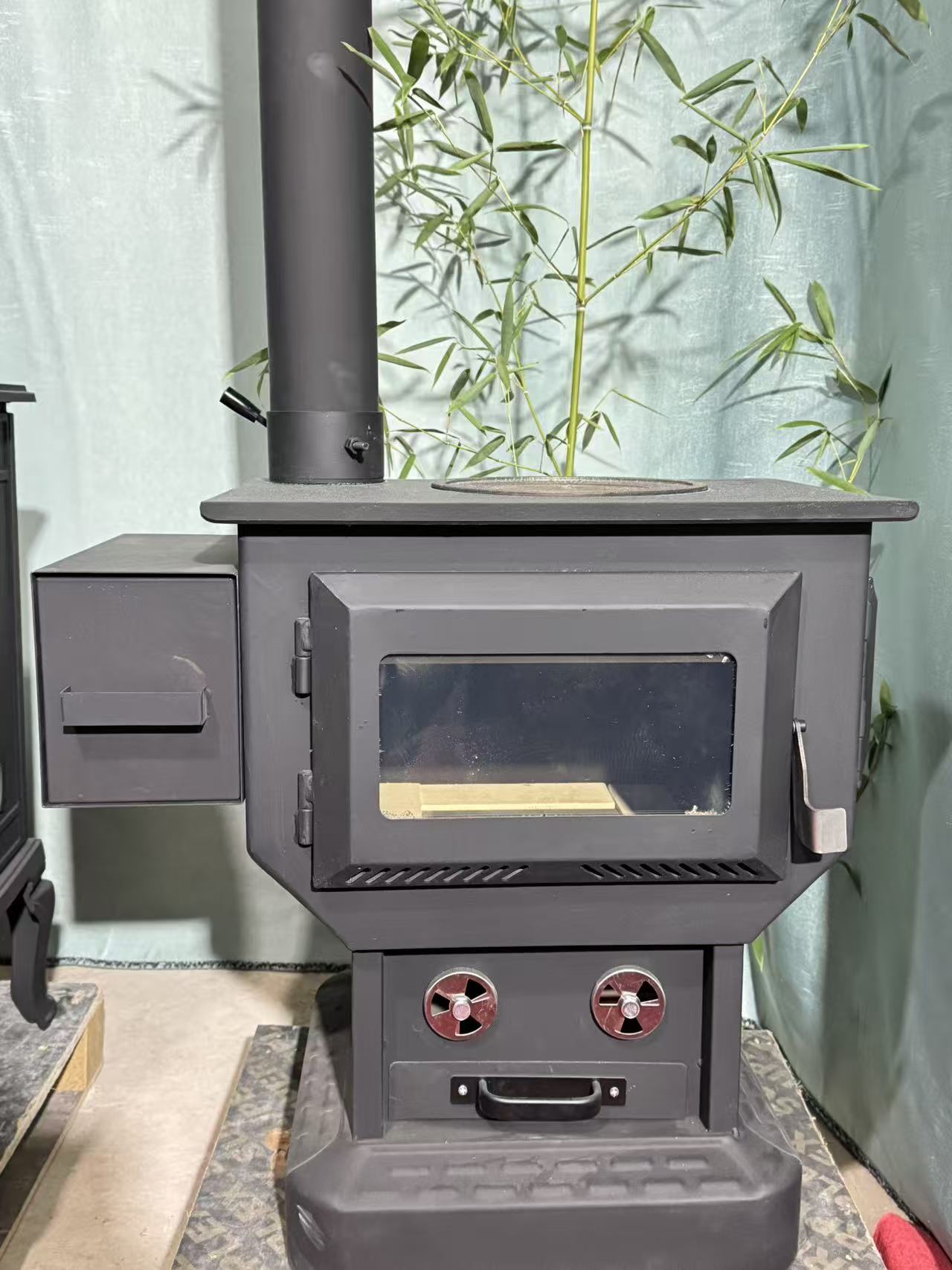 真火燃木壁炉60cm规格