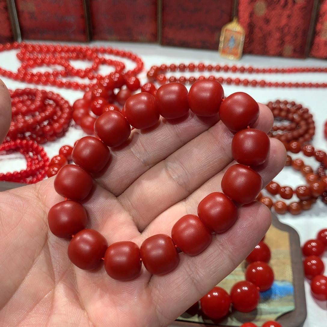 大***岁玛瑙/玉髓未镶嵌手链