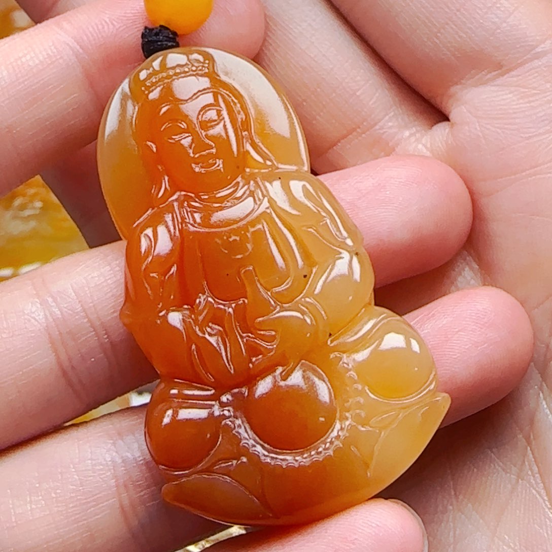 石英质玉（黄龙玉）未镶嵌1