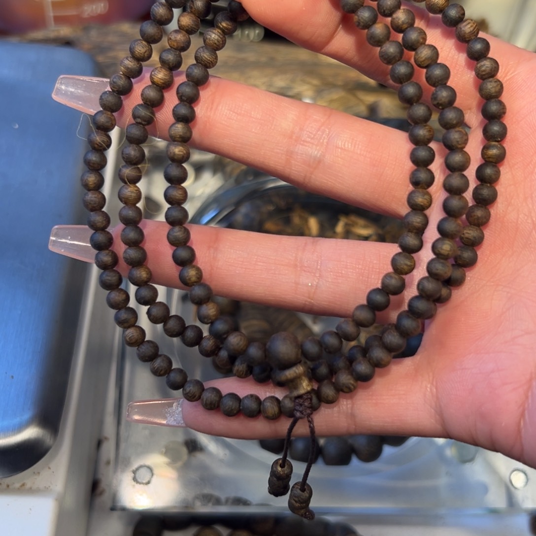 沉香手串c****事奇楠沉香单圈手串9克勺子