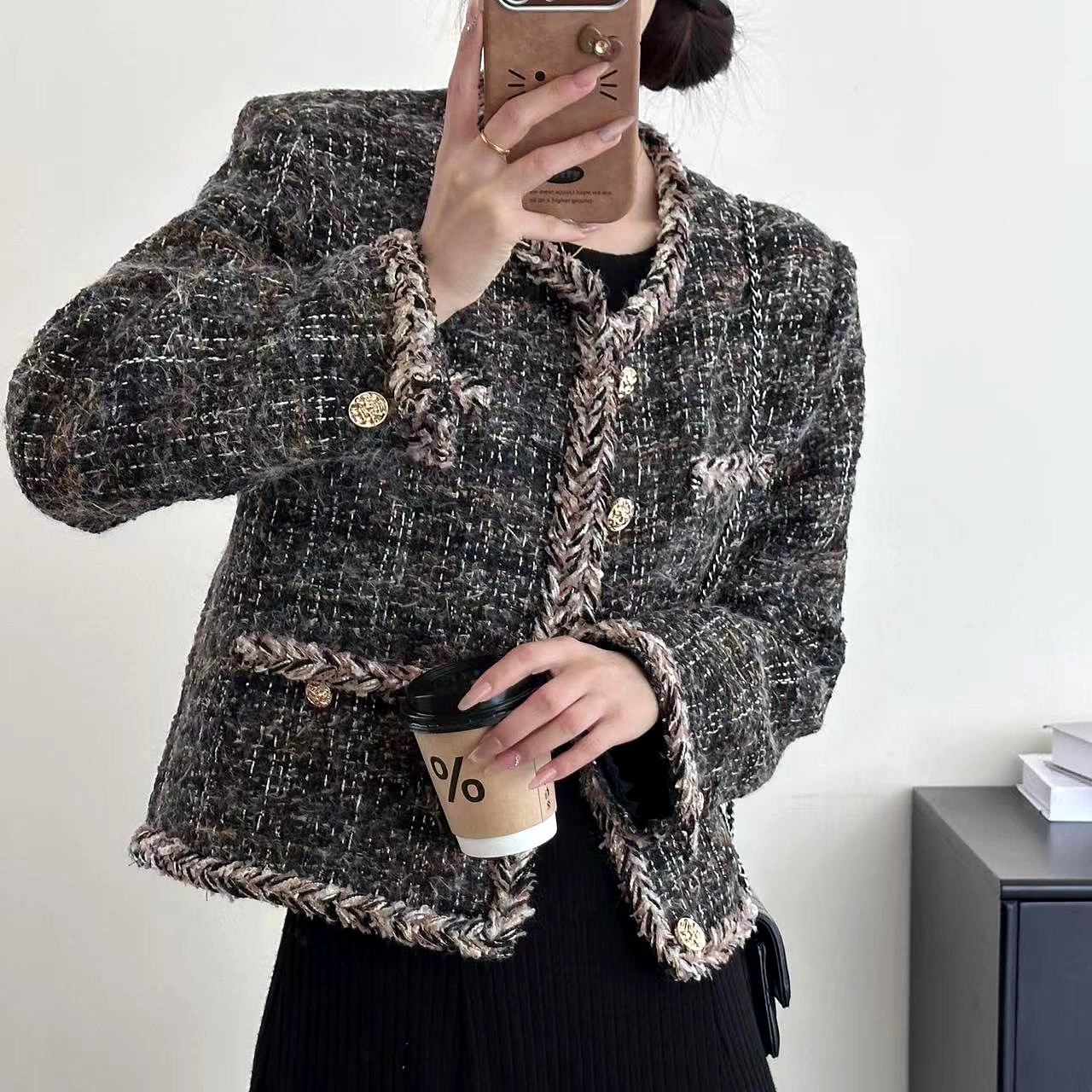 【691-700】小香风外套棉服外套