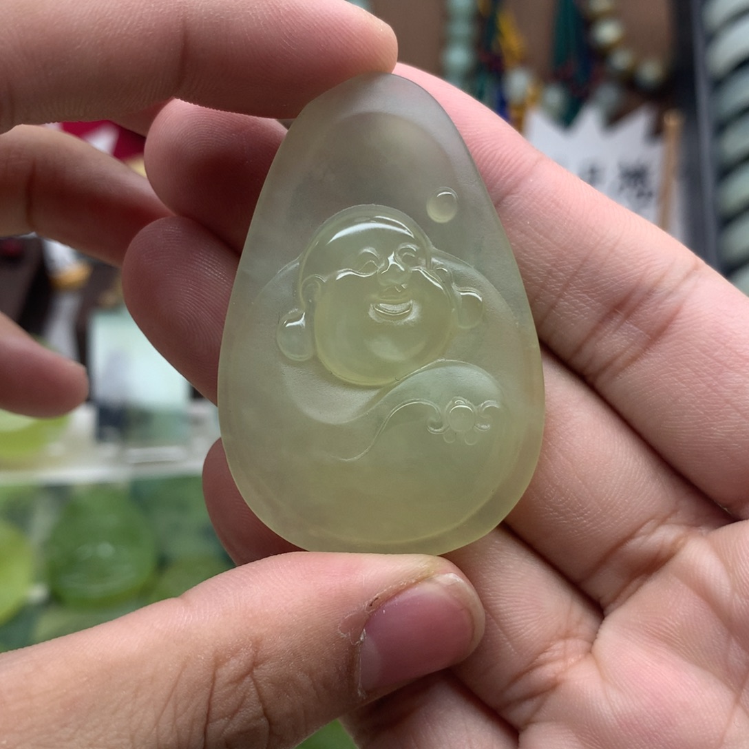 岫玉未镶嵌吊坠(不含链)