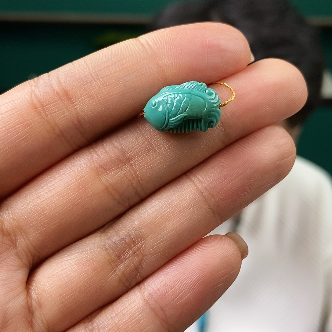 未镶嵌绿松石珠宝奇石