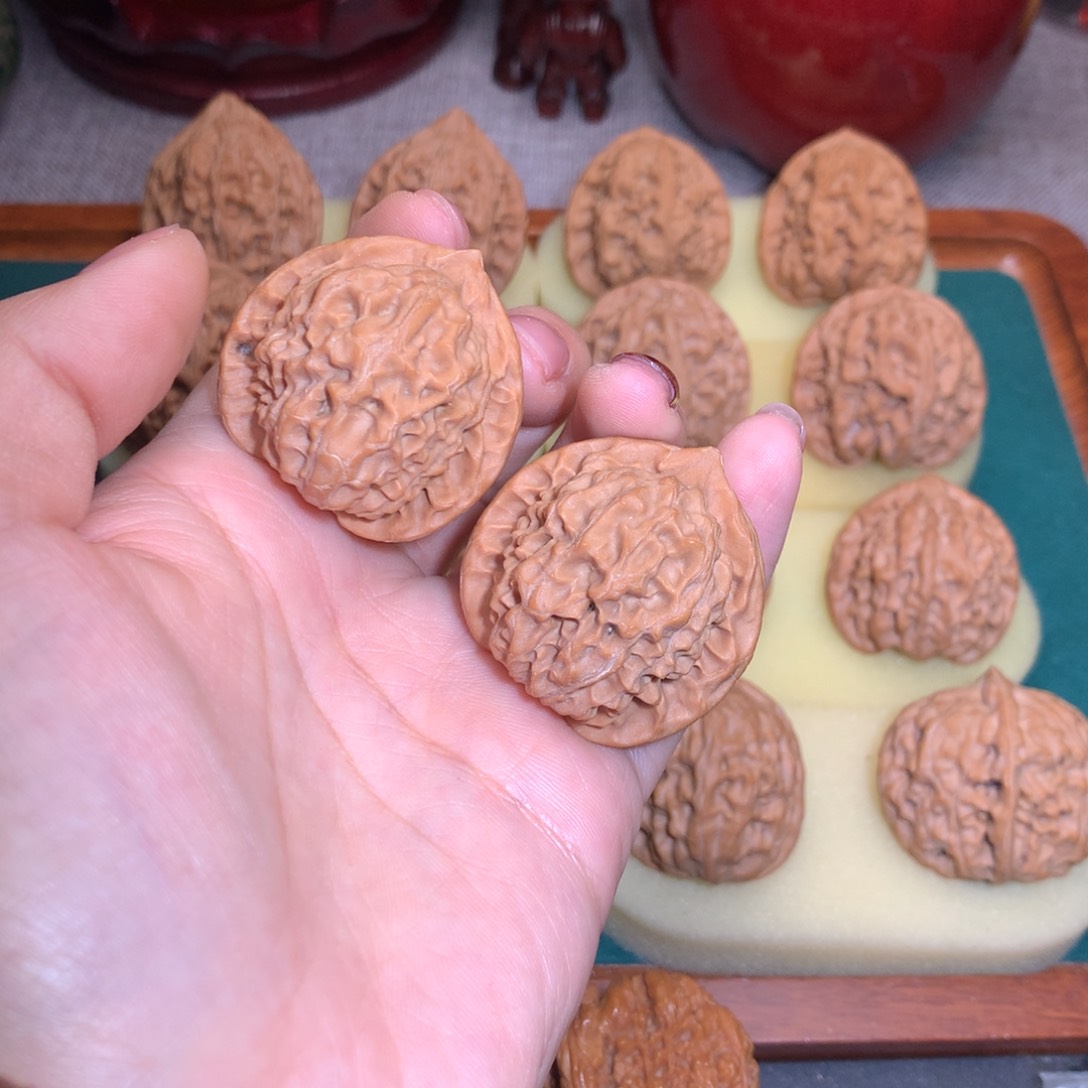 文玩核桃把件龙鳞36