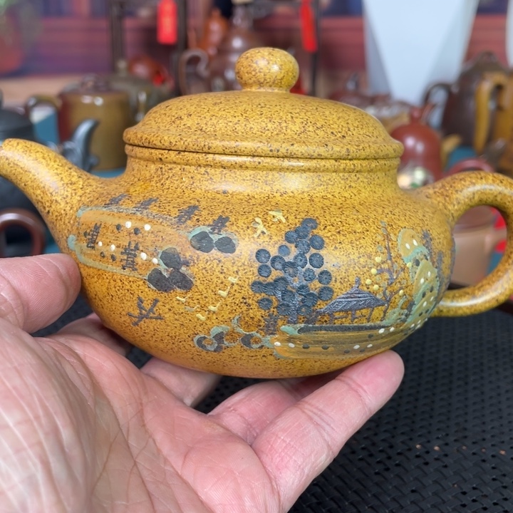 紫砂茶壶宜兴原矿紫砂手工壶(毫升) 350