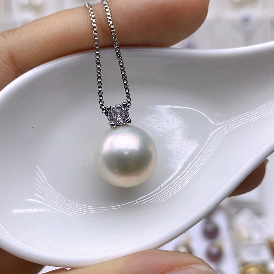 淡水珍珠未镶嵌吊坠(赠链)