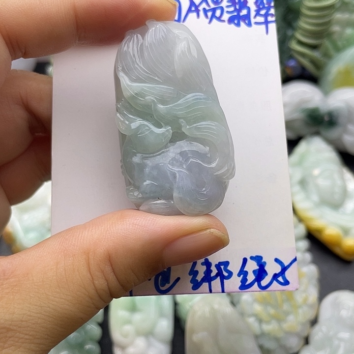 颈饰未镶嵌翡翠天然翡翠