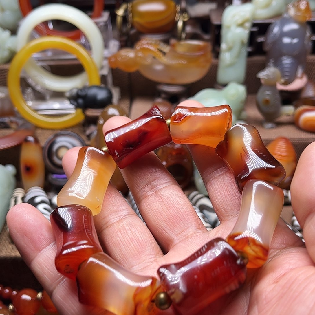 玛瑙/玉髓未镶嵌车挂