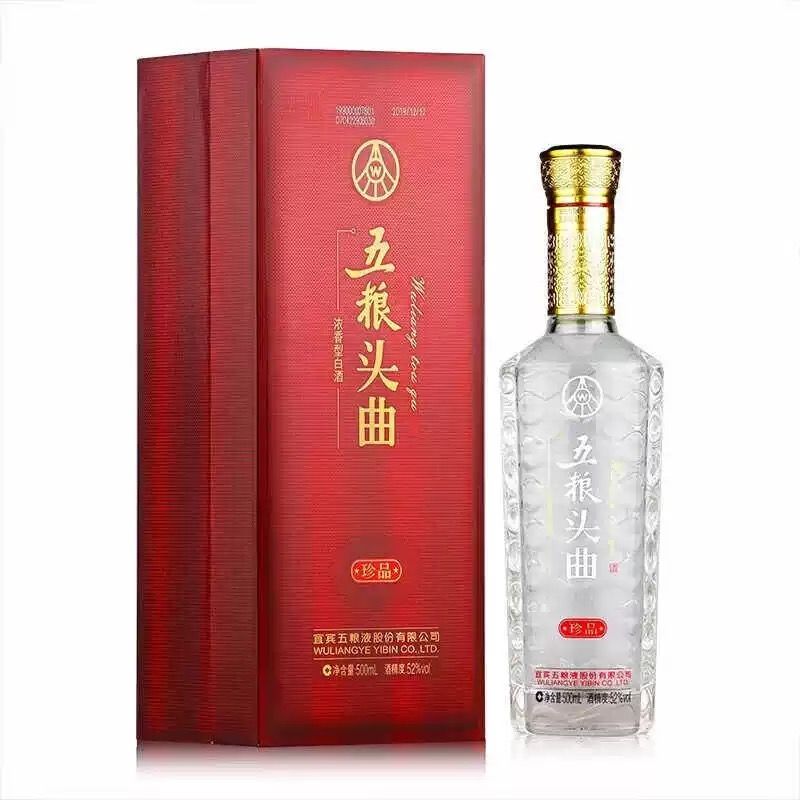 五粮液2017年五粮头曲珍品 浓香型白酒 D 52度500ml