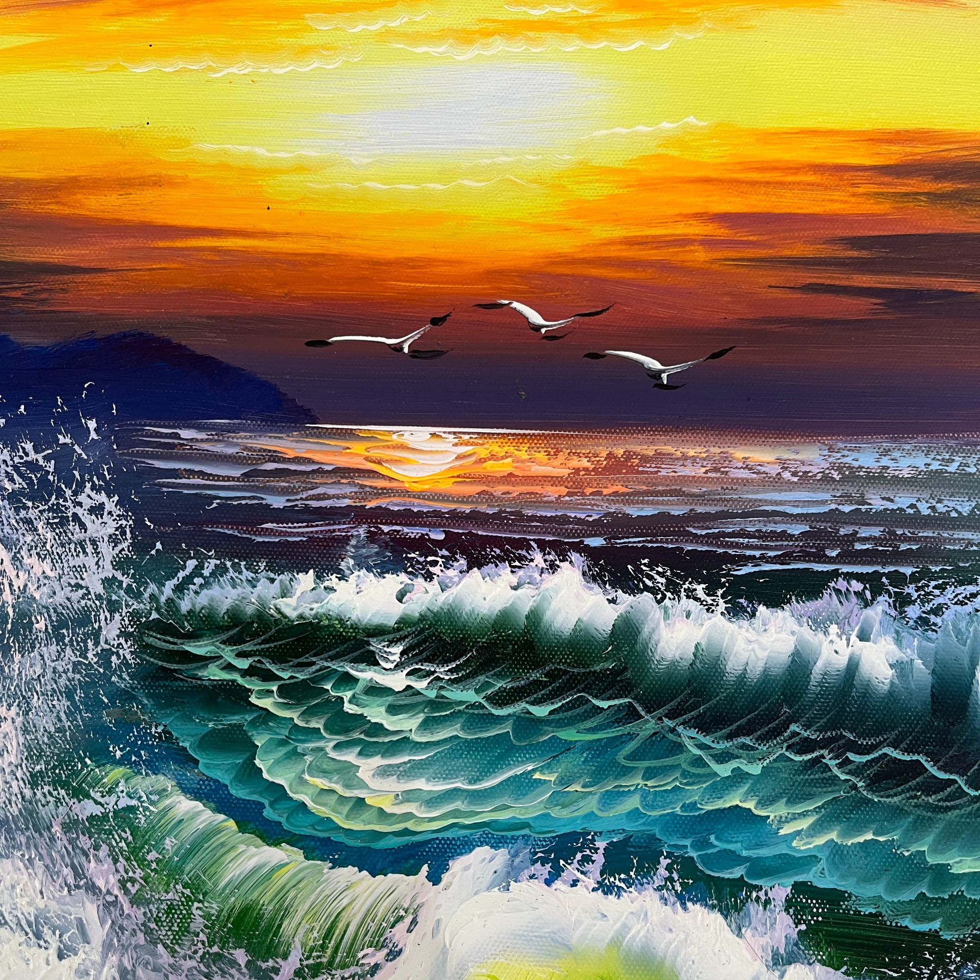 杨风顺1平尺油画作品